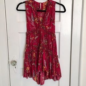 Free people flowy shirt.